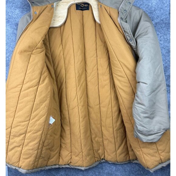 Vintage Cal Craft Insulated Jacket Adults L 42-44 Tan Lined Snap & Zip USA Made - Picture 8 of 16